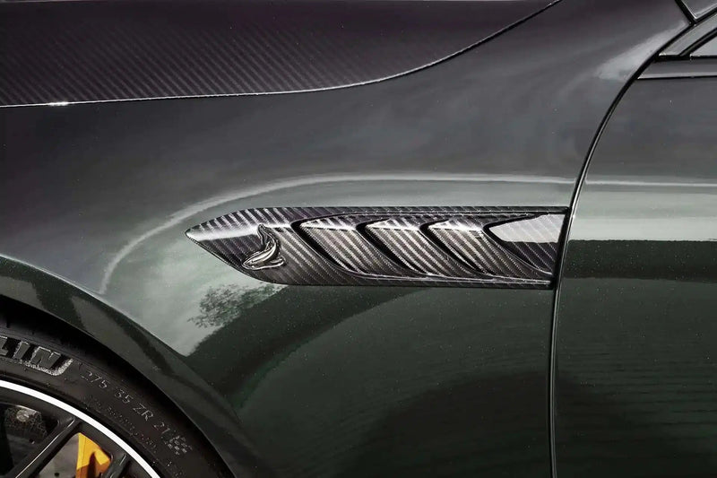 Carbon Fiber Front Fender Air Vent Trim - Mercedes Benz X290 AMG GT