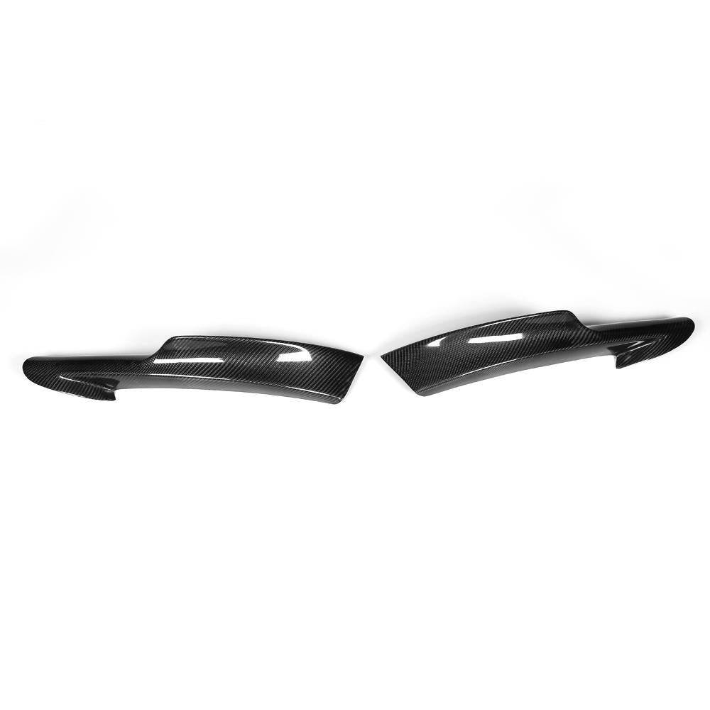 Carbon Fiber Front Lower Splitters - BMW E90 3 Series LCI