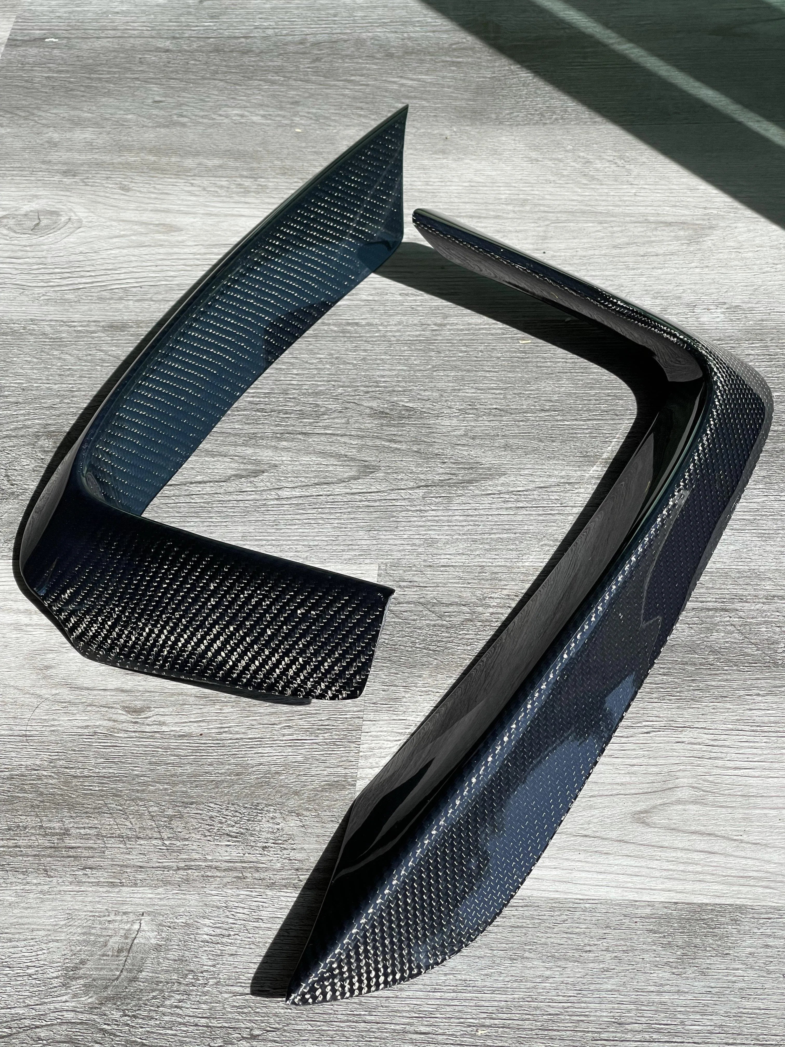 Carbon Fiber Front Upper Splitters - BMW F32 / F33 / F36 4 Series