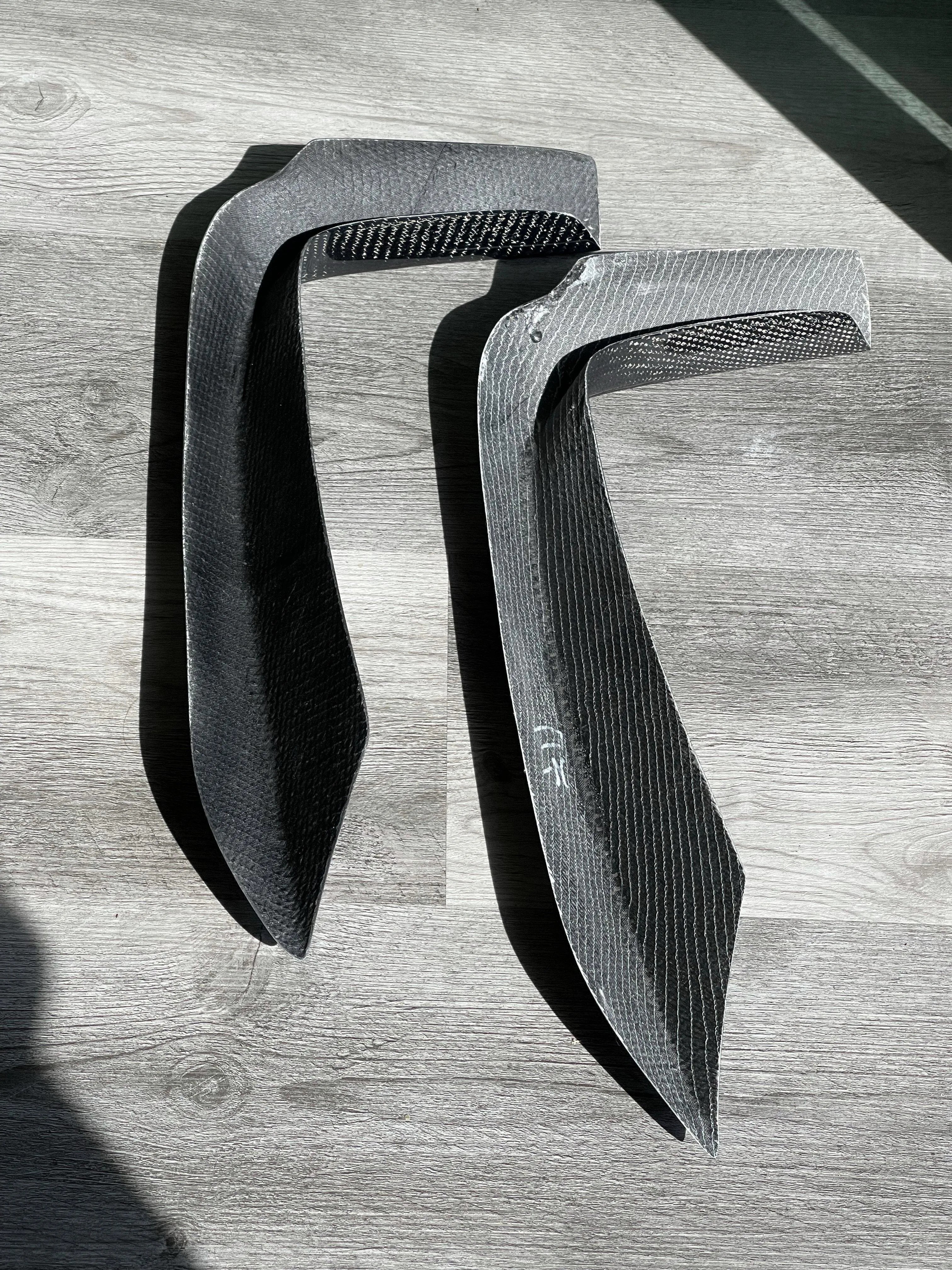 Carbon Fiber Front Upper Splitters - BMW F32 / F33 / F36 4 Series