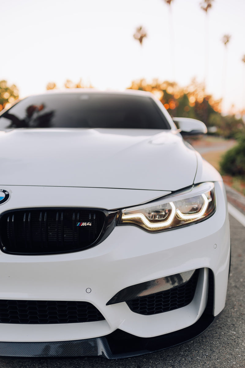 Carbon Fiber Front Upper Splitters - BMW F80 M3 & F82 / F83 M4