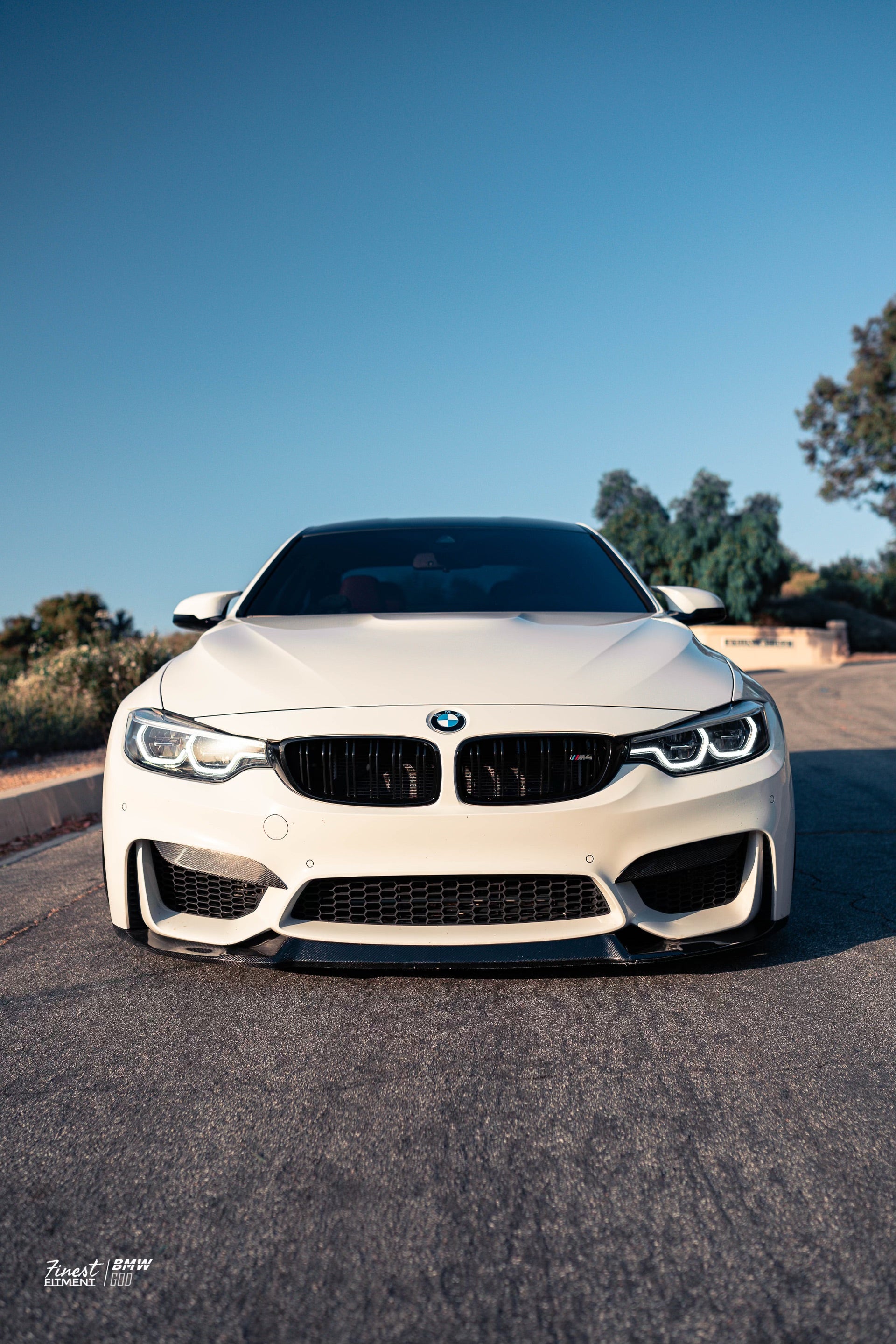 Carbon Fiber Front Upper Splitters - BMW F80 M3 & F82 / F83 M4