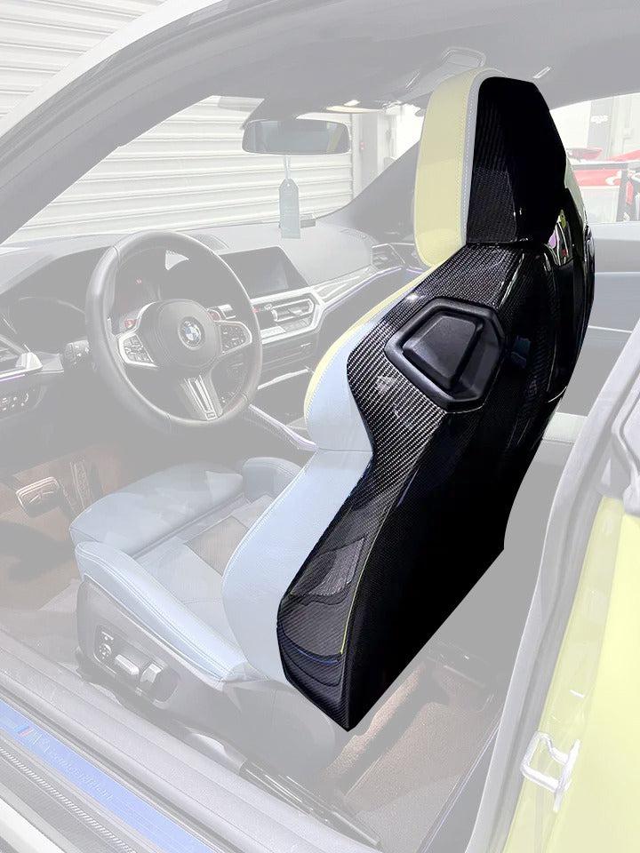 Carbon Fiber Full Seat Back Cover - BMW G80 M3 & G82 / G83 M4
