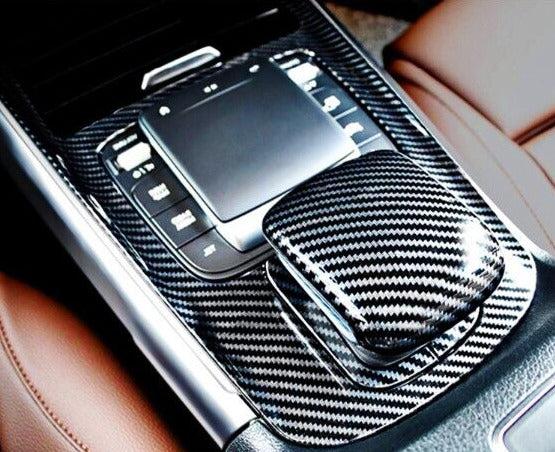 Carbon Fiber Gear Shift Knob Cover - Mercedes Benz W177 A-Class & W118 CLA-Class