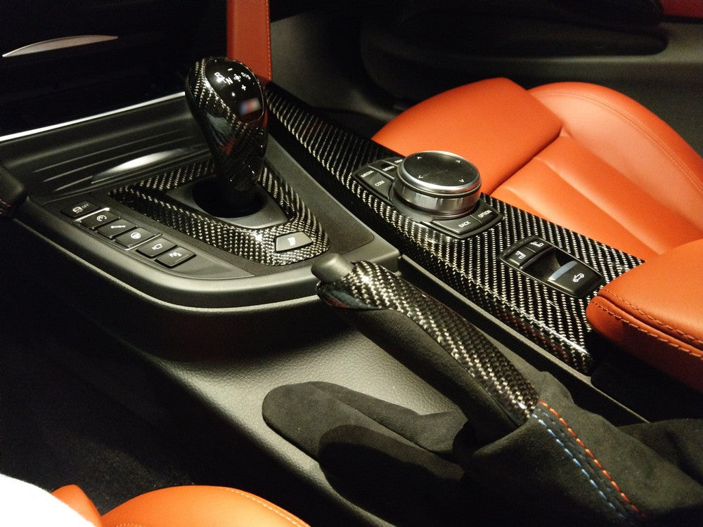 Carbon Fiber Gear Shifter Trims - BMW M F Chassis