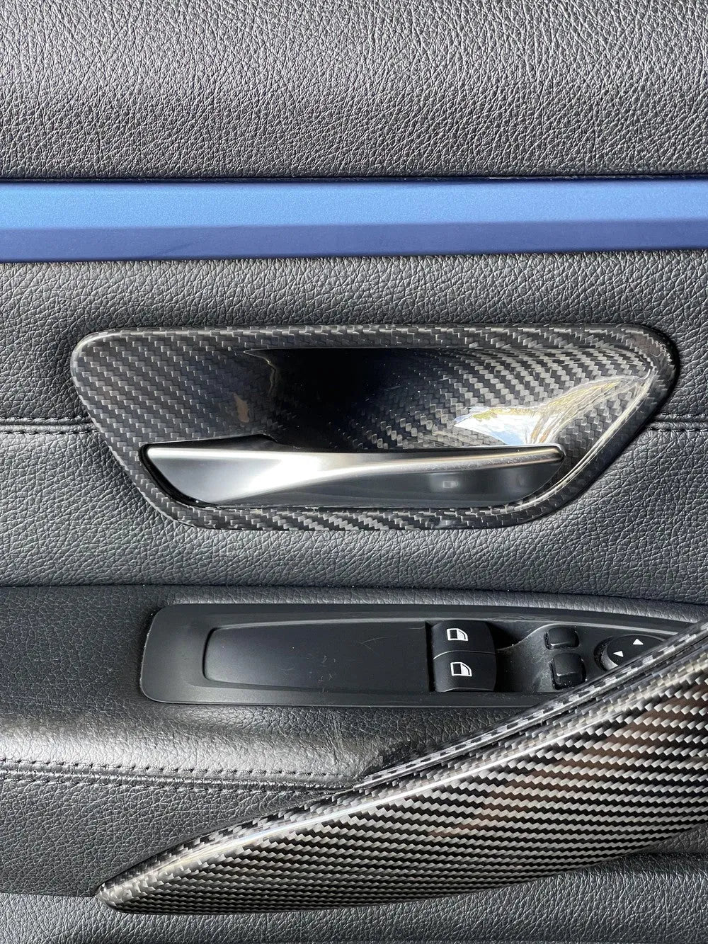 Carbon Fiber Interior Door Bowl Trim Set - BMW F Chassis