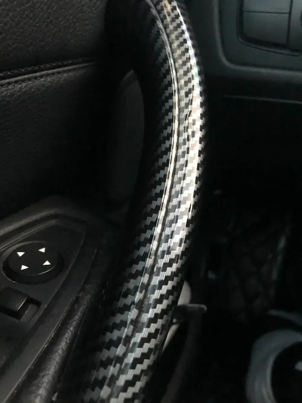 Carbon Fiber Interior Door Handle Trim - BMW F30 3 Series