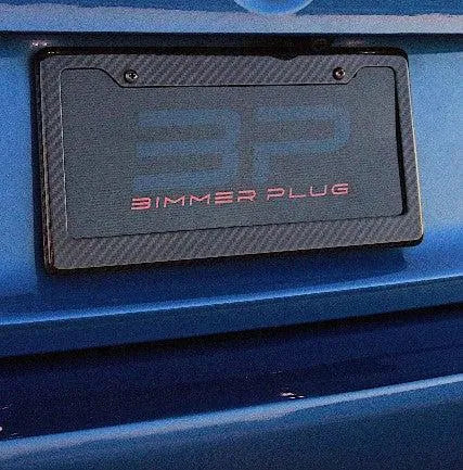 Carbon Fiber License Plate Frame - V1