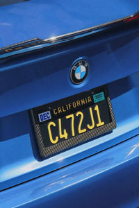 Carbon Fiber License Plate Frame - V2