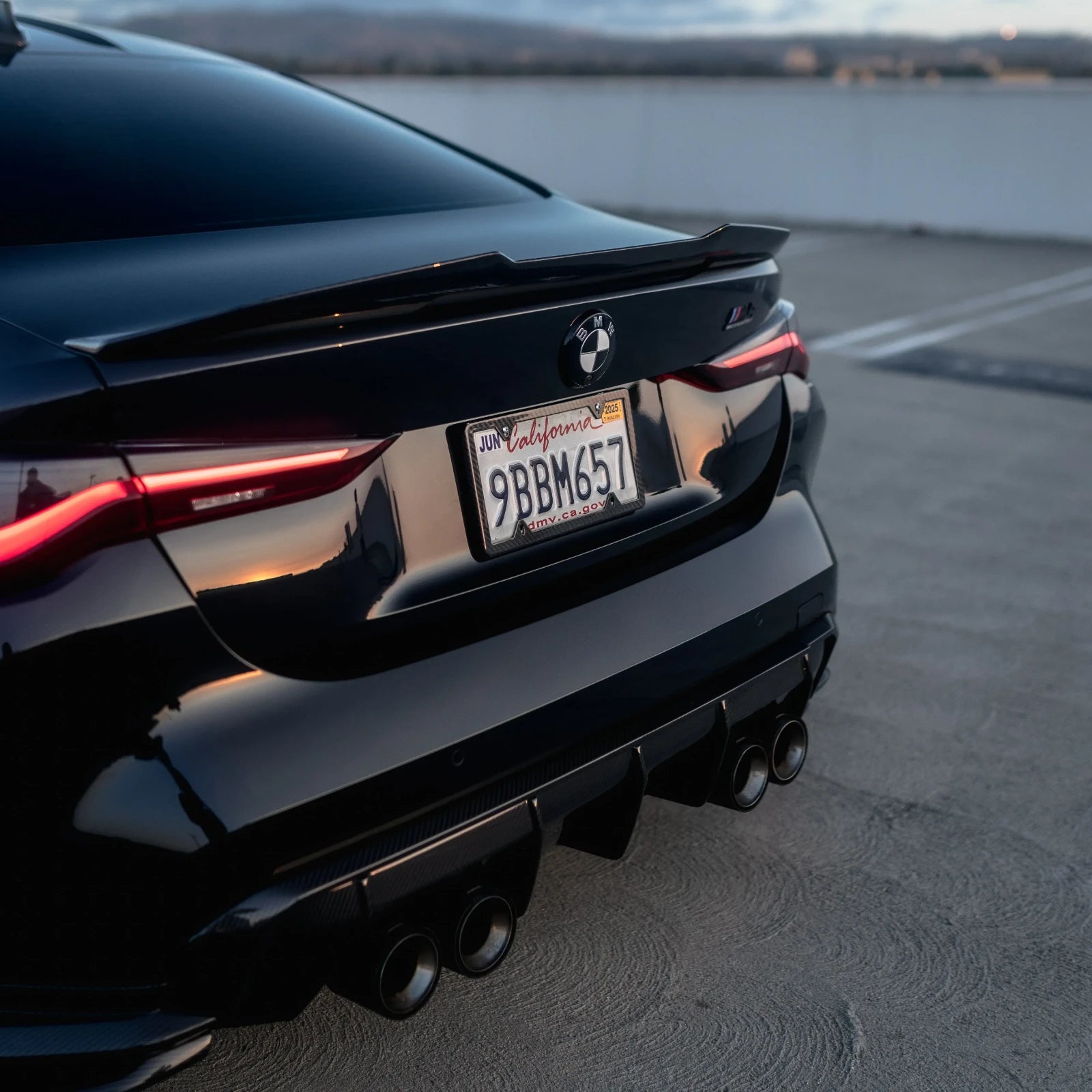 Carbon Fiber License Plate Frame - V2