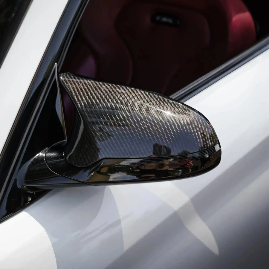 Carbon Fiber Mirror Cap Set