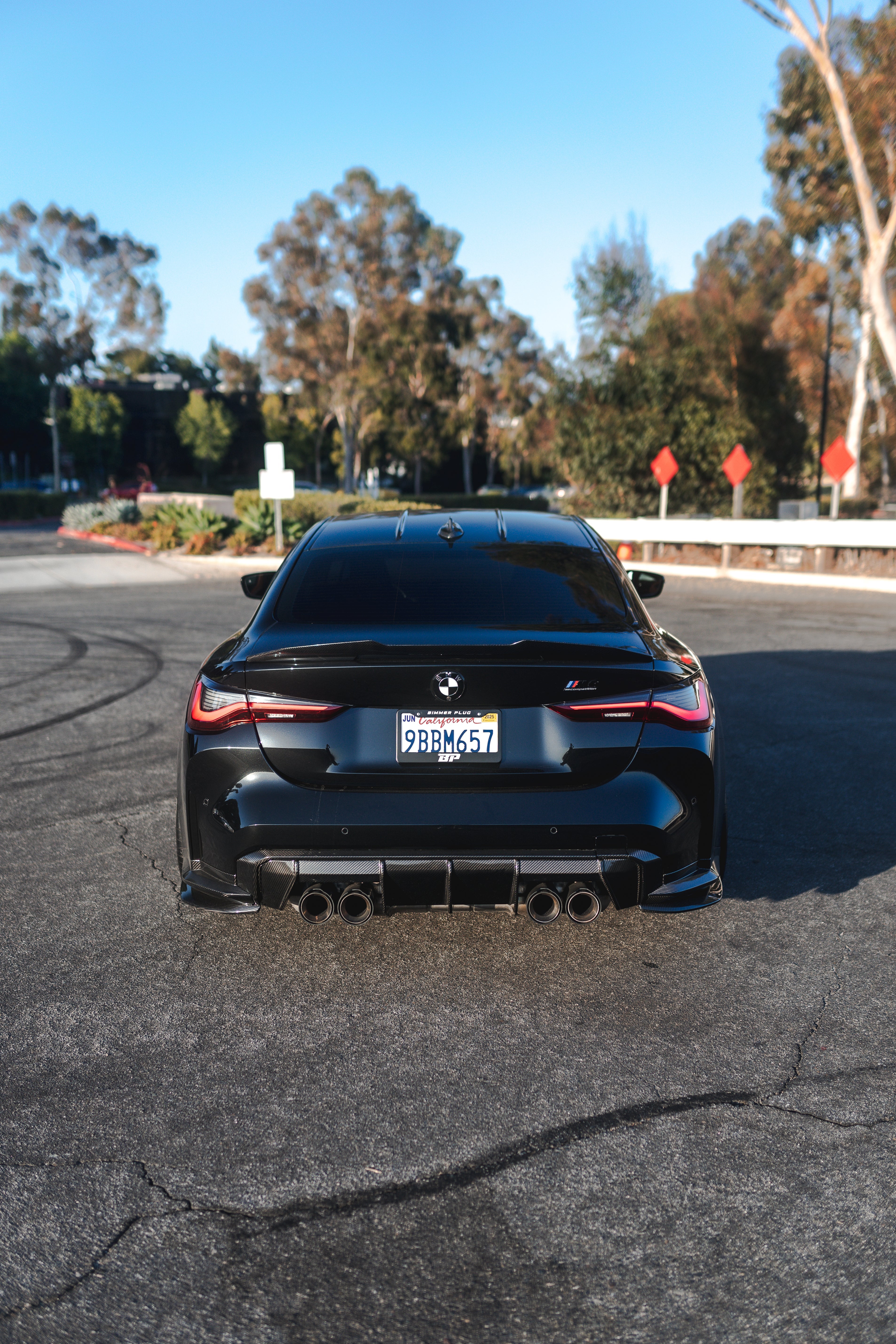 Carbon Fiber Rear Canard Extensions - BMW G80 M3 & G82/G83 M4