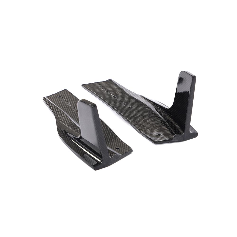 Carbon Fiber Rear Canard Splitters - Audi B9 & B9.5 S5 Sportback