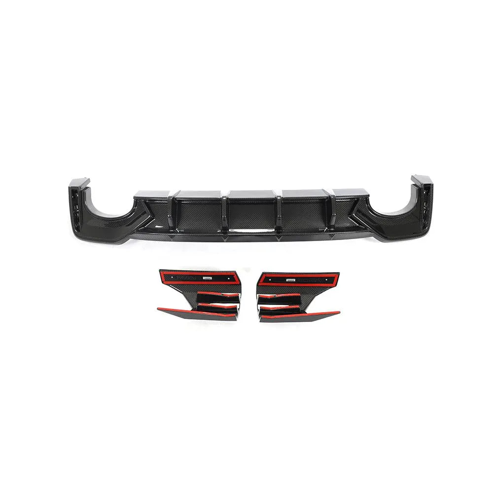 Carbon Fiber Rear Diffuser - Audi RS6 / RS7 C8