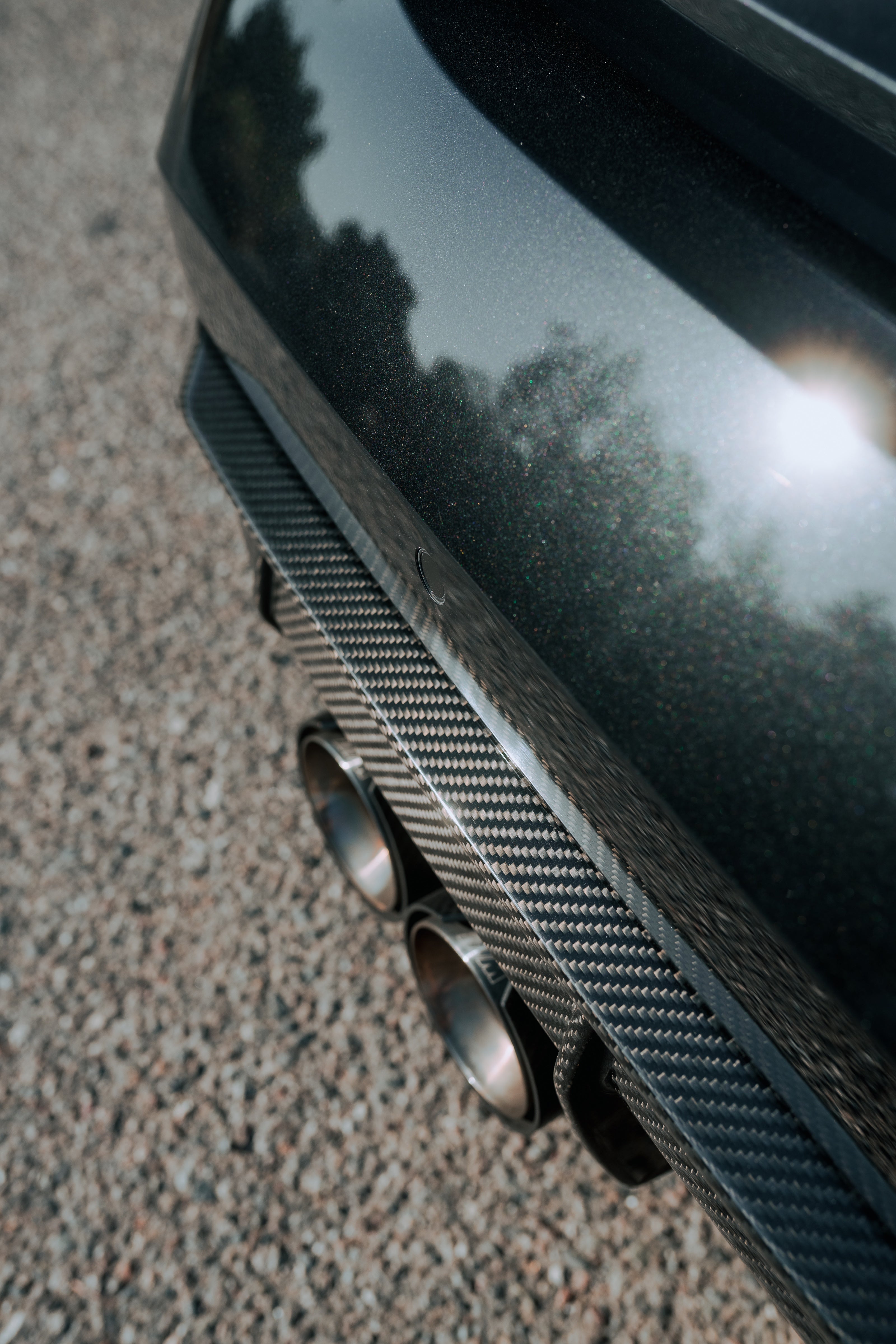 Carbon Fiber Rear Diffuser Trim - BMW G80 M3 & G82/G83 M4