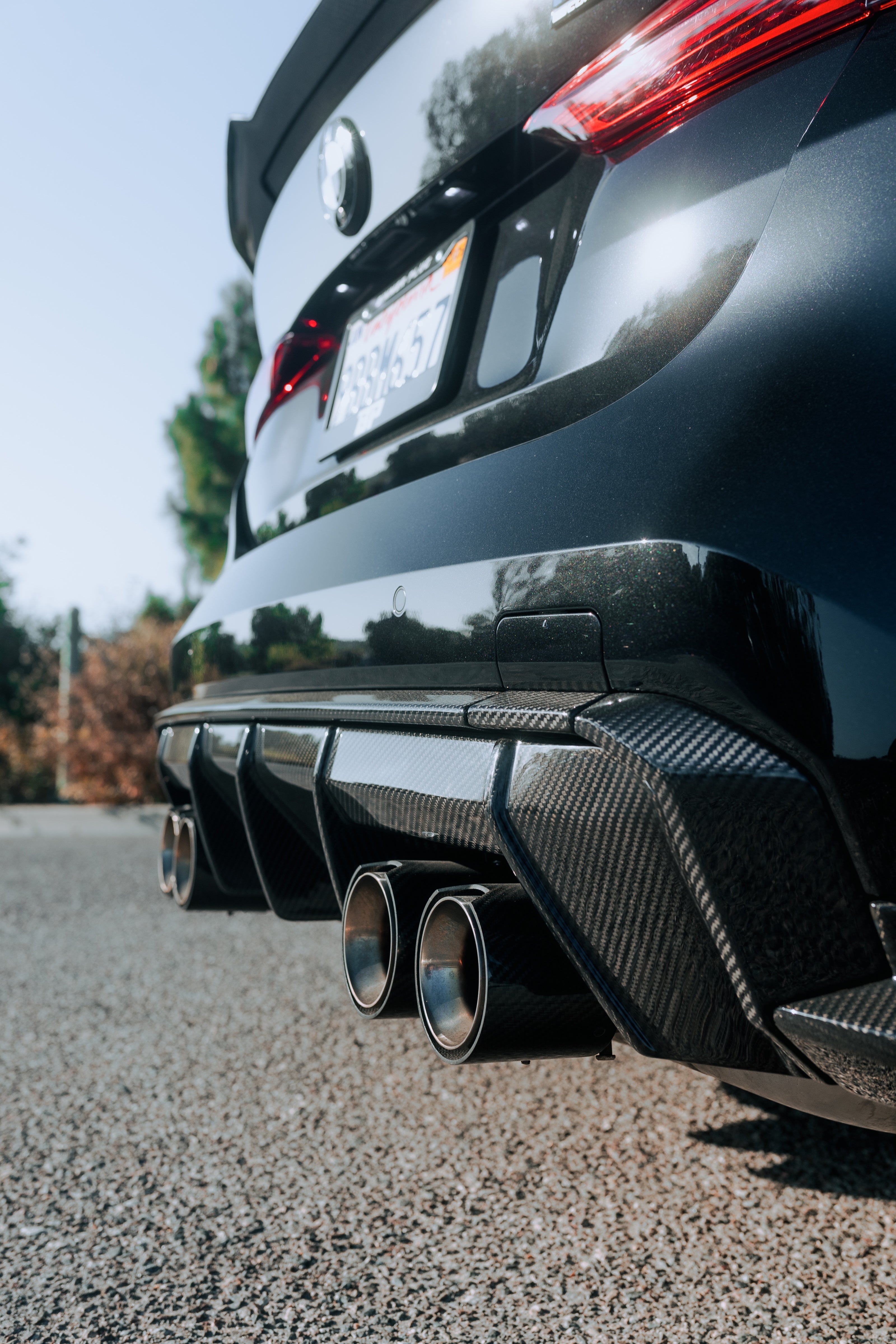 Carbon Fiber Rear Diffuser Trim - BMW G80 M3 & G82/G83 M4