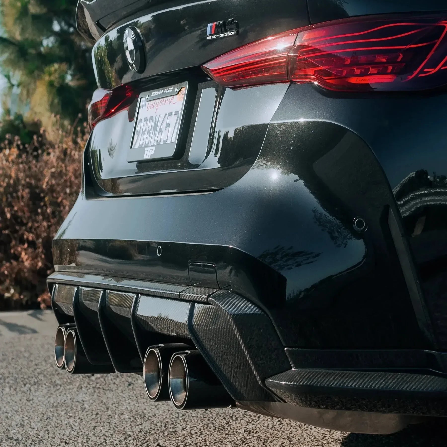 Carbon Fiber Rear Diffuser Trim - BMW G80 M3 & G82/G83 M4