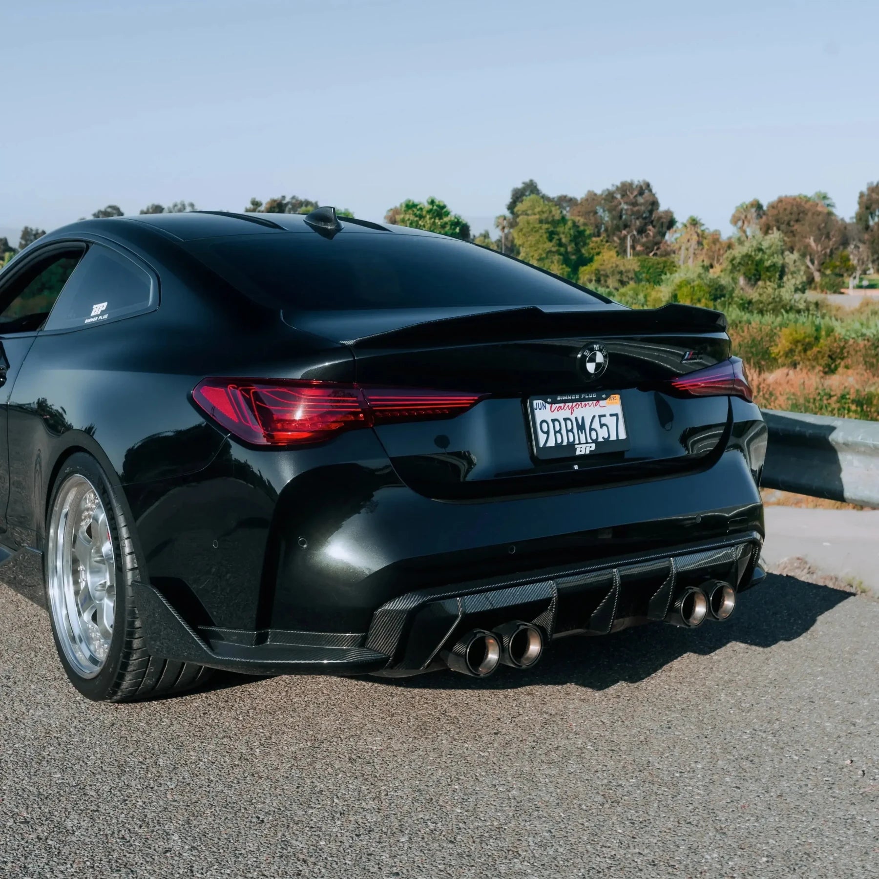 Carbon Fiber Rear Diffuser Trim - BMW G80 M3 & G82/G83 M4