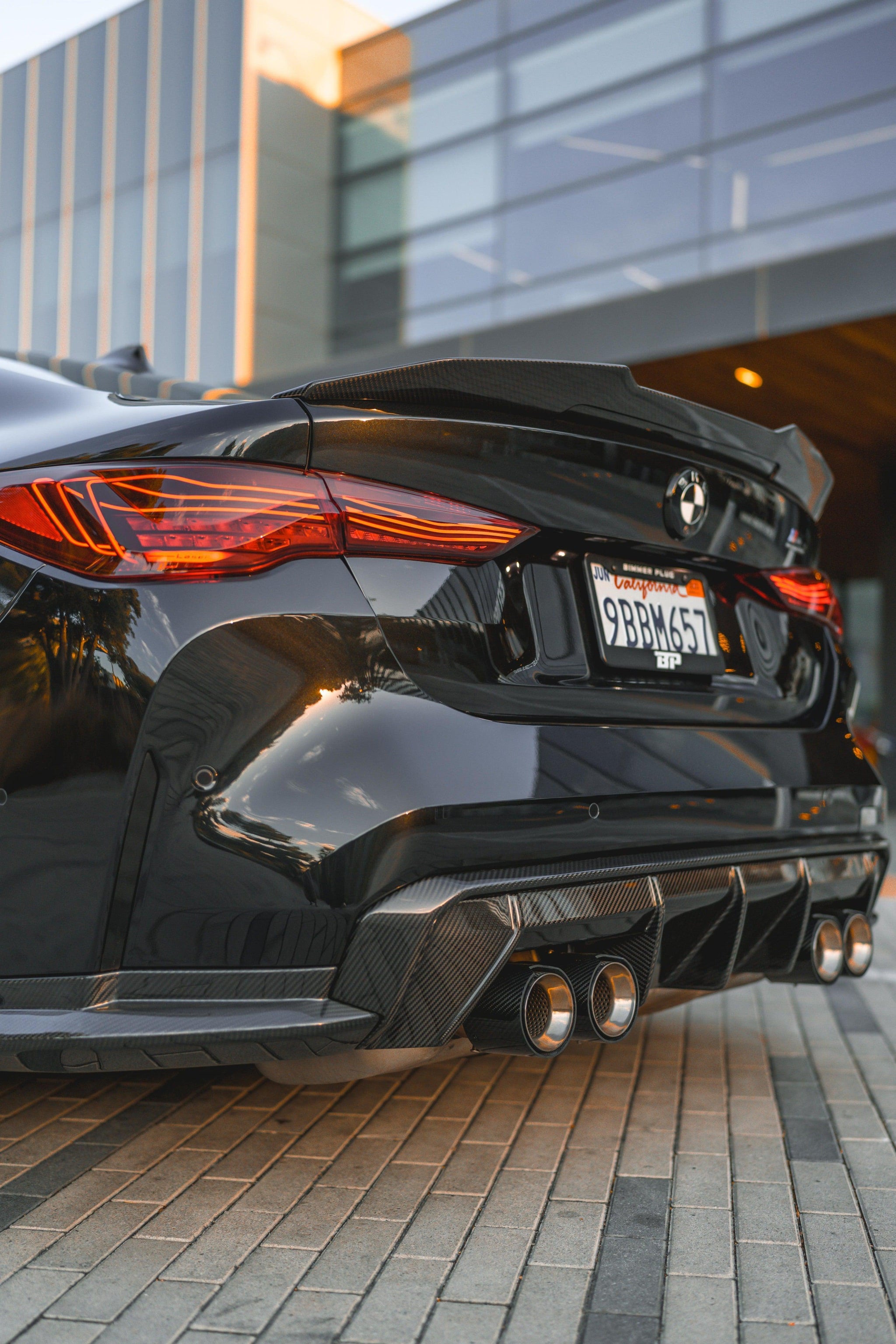 BMW M3/M4 G80/G81/G82/G83 AD STYLE DRY CARBON FIBER REAR DIFFUSER