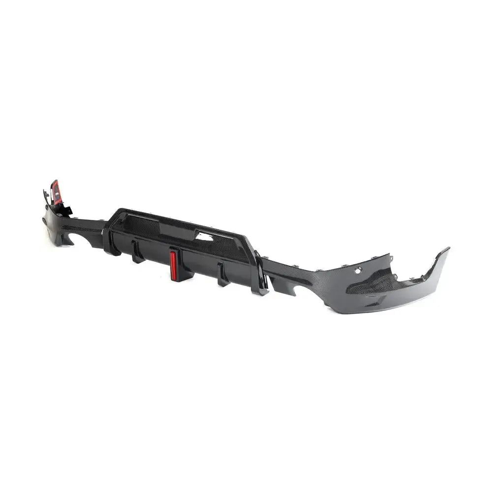 Carbon Fiber Rear Diffuser with Brake Light - BMW G42 2 Series
