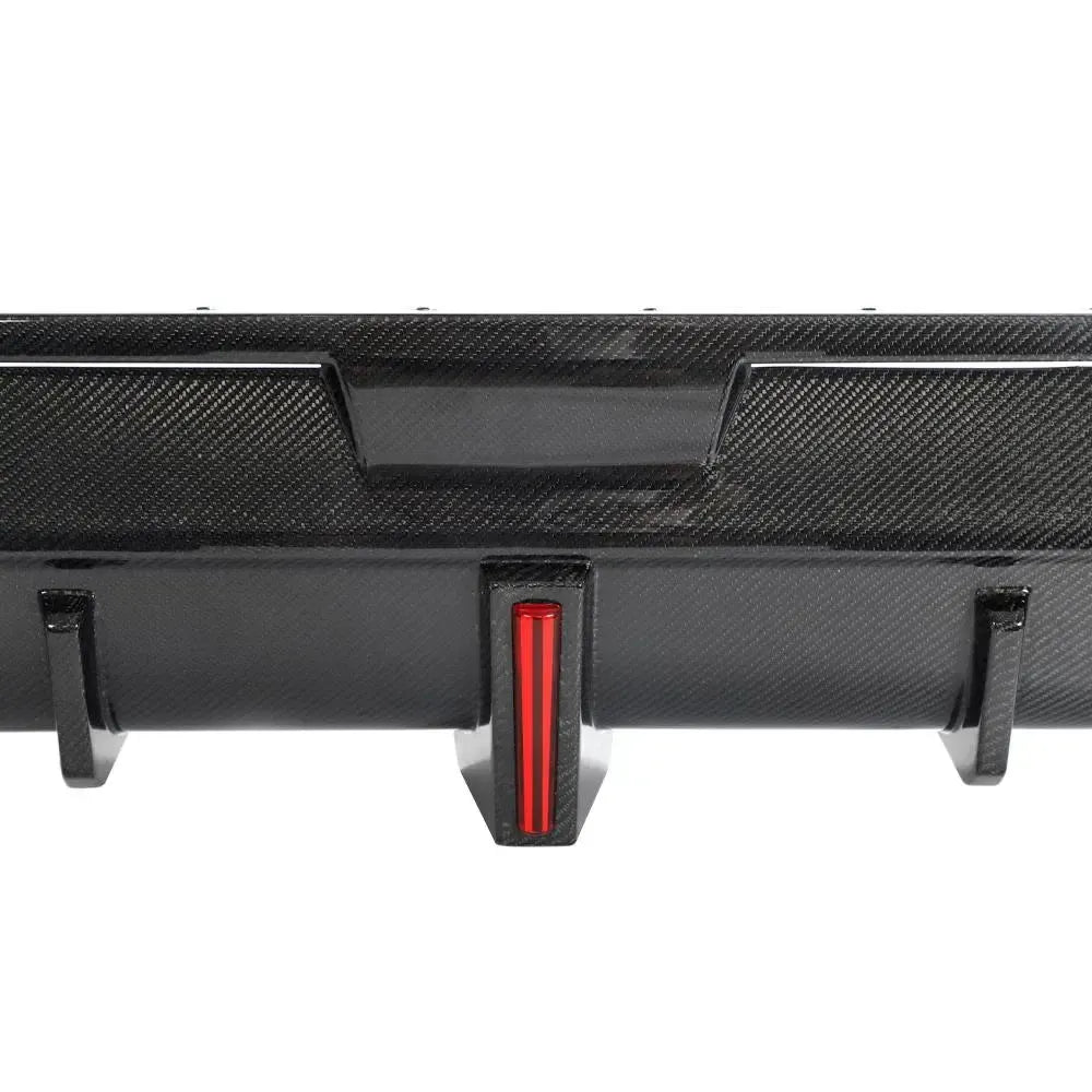 Carbon Fiber Rear Diffuser with Brake Light - BMW G42 2 Series