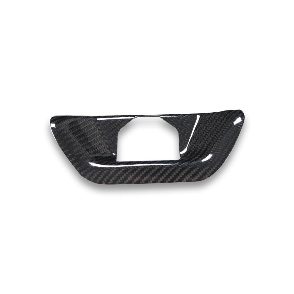 Carbon Fiber Rear Trunk Hood Lock Replacement Cover - Toyota A90 Supra