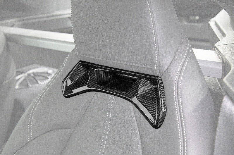 Carbon Fiber Seat Trims - Toyota A90 Supra
