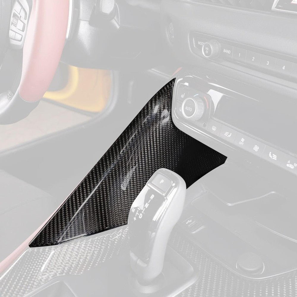 Carbon Fiber Side Console Cover - Toyota A90 Supra