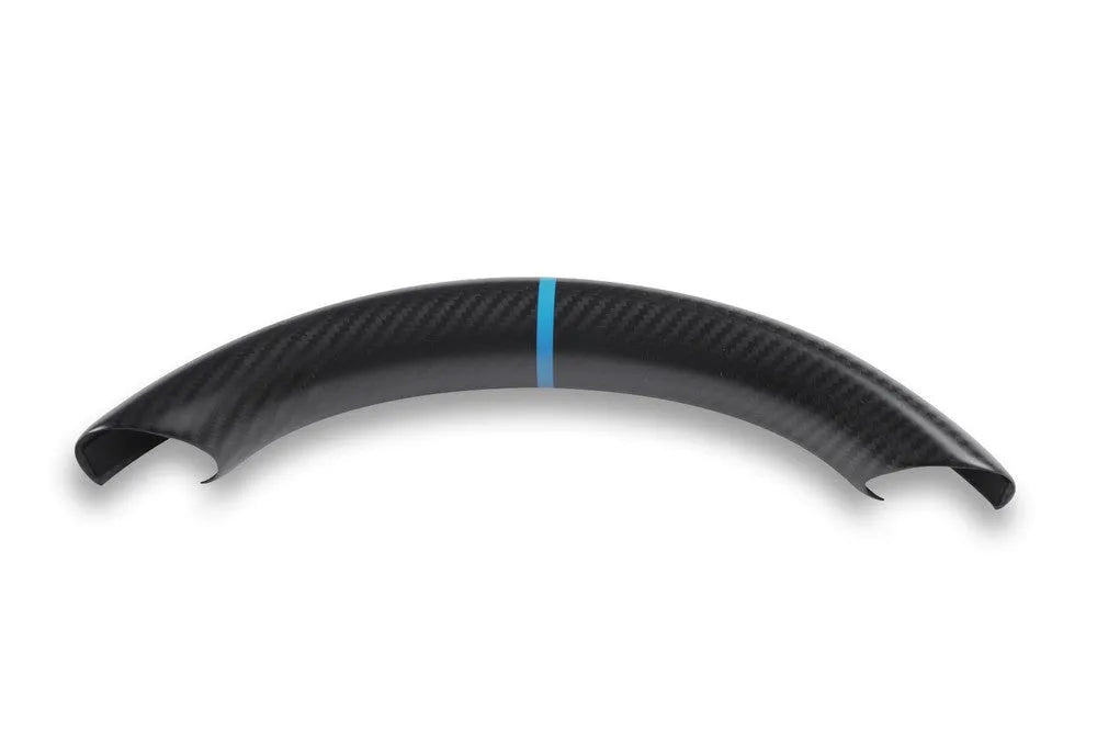 Carbon Fiber Steering Wheel Upper Cover - Tesla Model 3 & Y