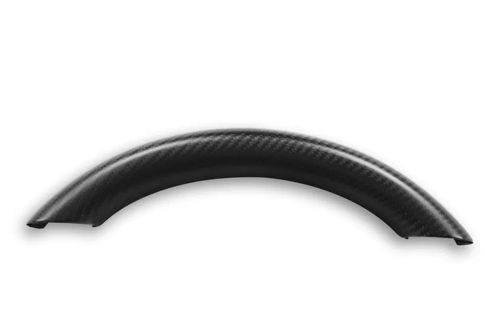 Carbon Fiber Steering Wheel Upper Cover - Tesla Model 3 & Y