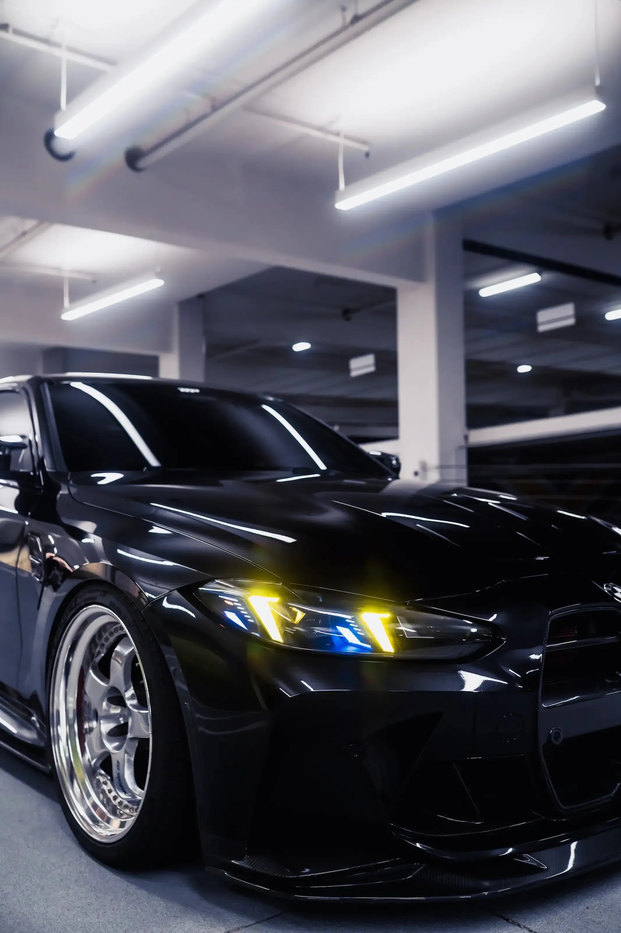 Snake Eye LCI Style LED Headlight with White/Yellow DRL - BMW G80 M3, G82 M4 & G22 4 Series