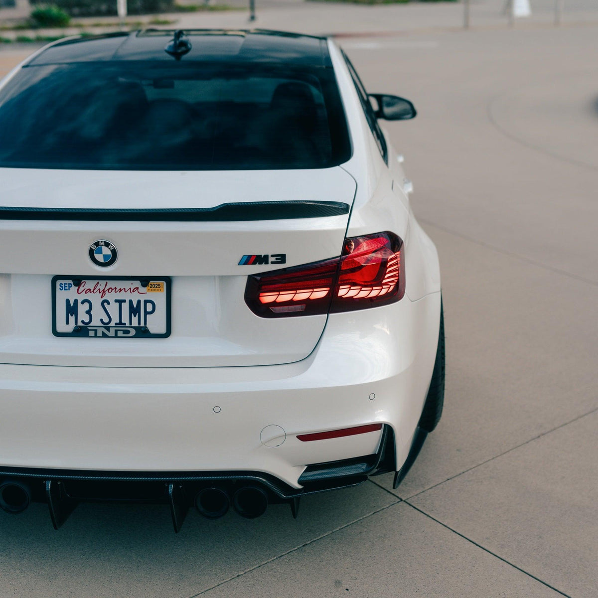 Carbon Fiber Rear Bumper Splitters - BMW F80 M3 & F82 / F83 M4
