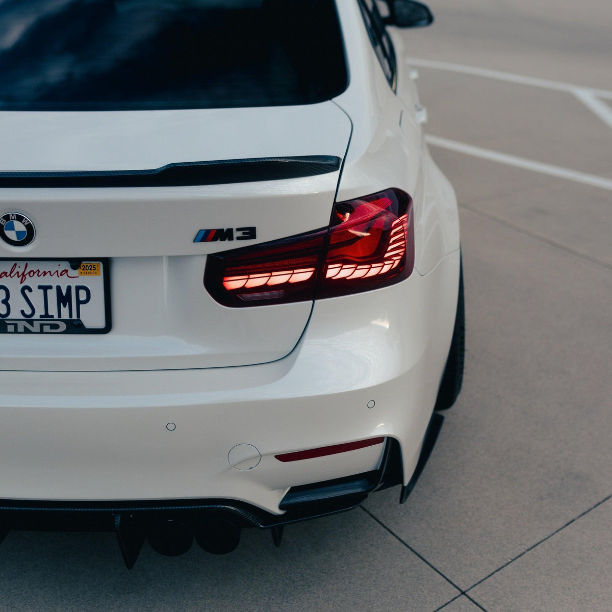 Carbon Fiber Rear Bumper Splitters - BMW F80 M3 & F82 / F83 M4