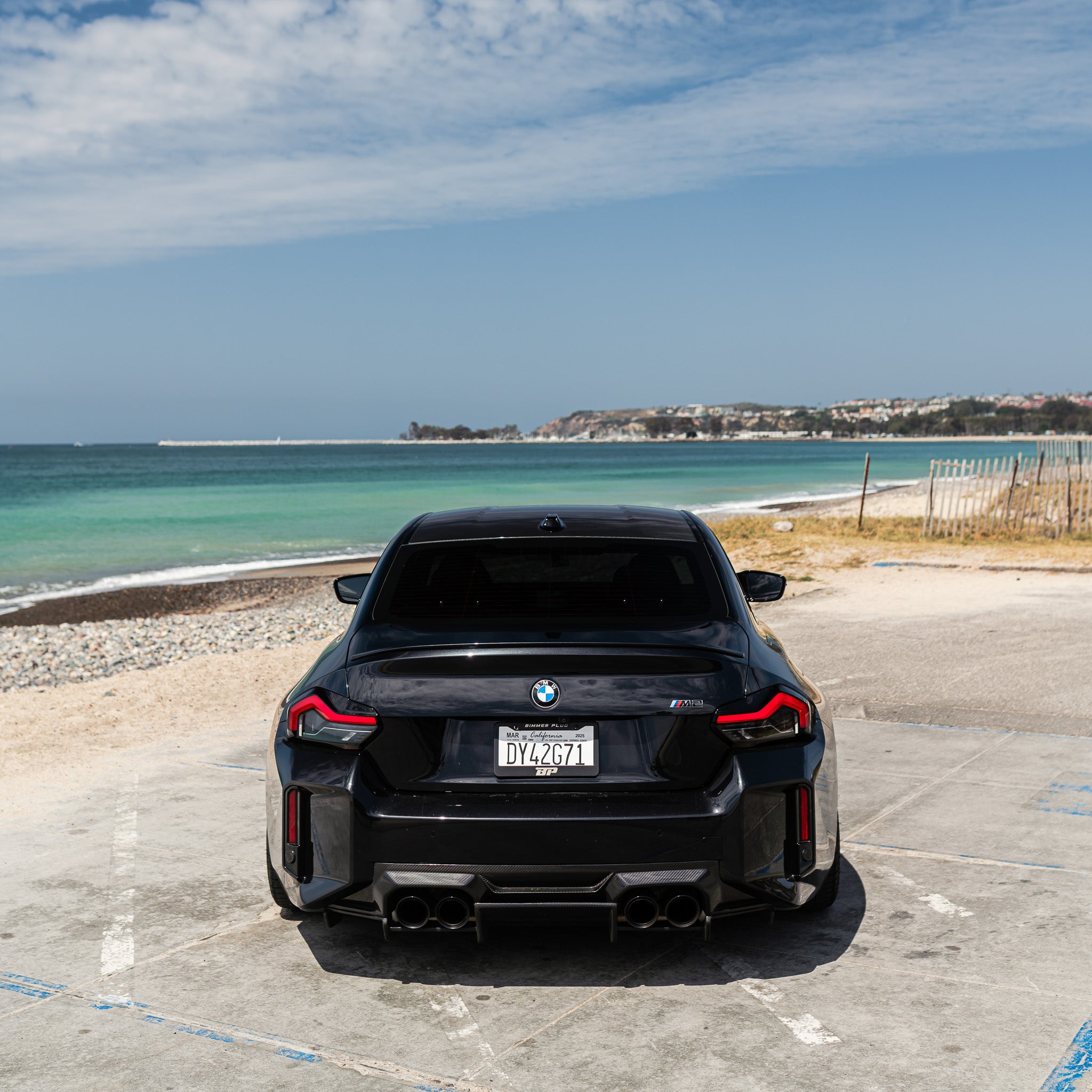 AN Style Carbon Fiber Rear Diffuser - BMW G87 M2