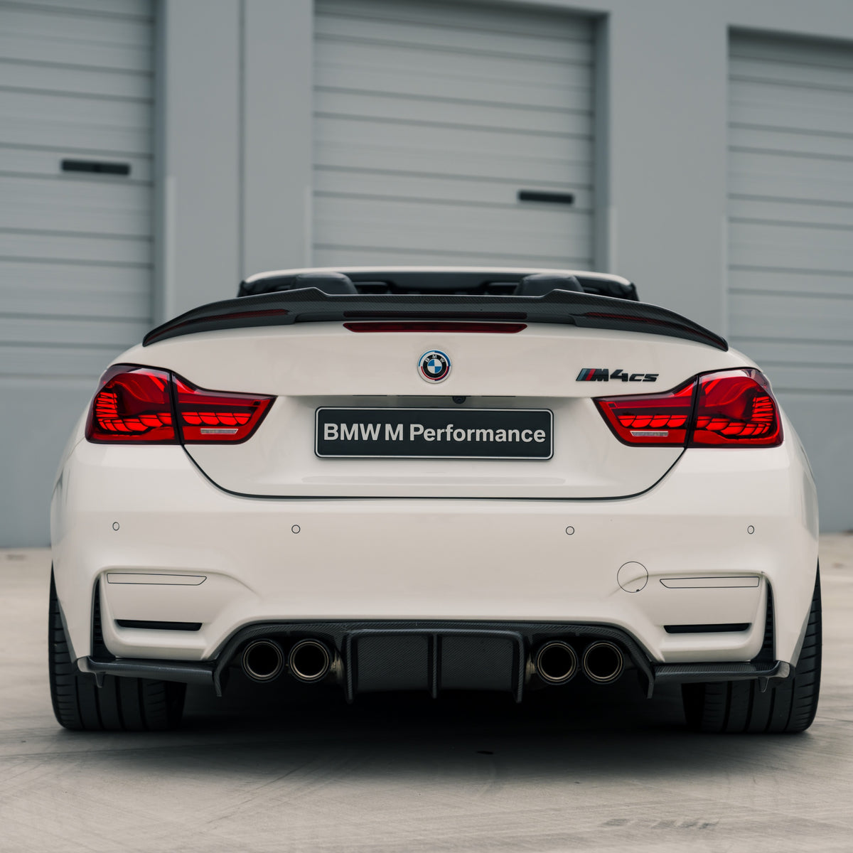 V Style Carbon Fiber Rear Canard Splitters - BMW F80 M3 & F82 / F83 M4