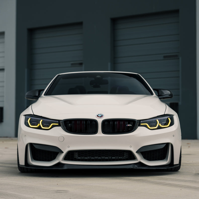 Carbon Fiber Eyelid Headlight Trim - BMW F80 M3 & F82 / F83 M4