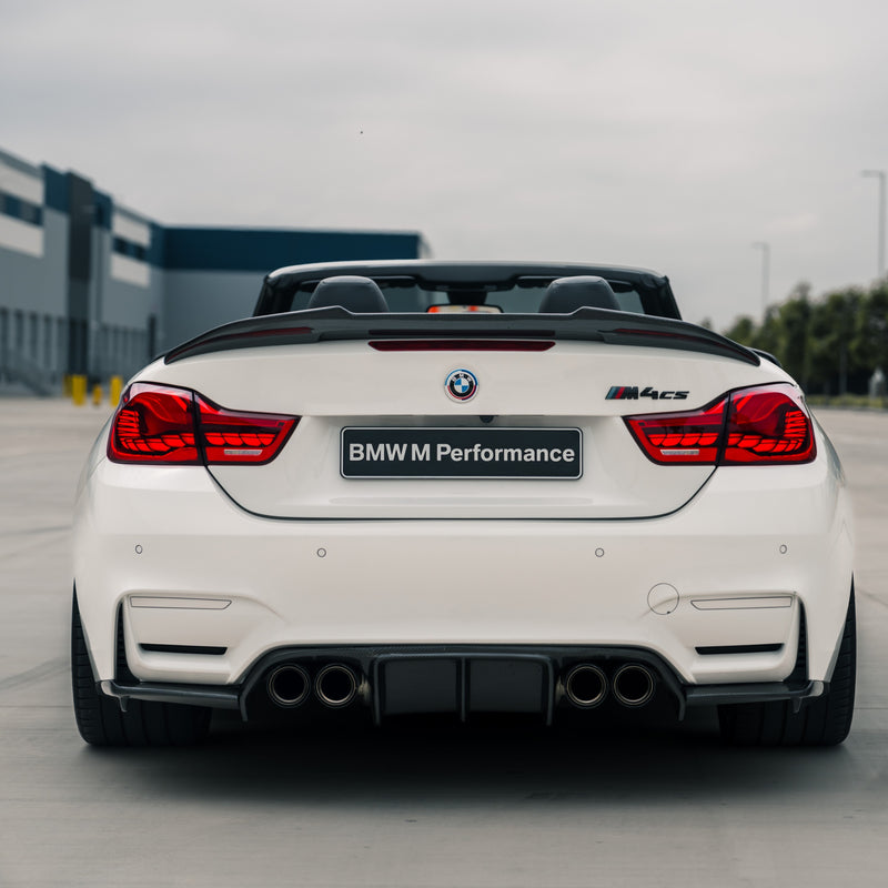 V Style Carbon Fiber Rear Diffuser - BMW F80 M3 & F82/F83 M4