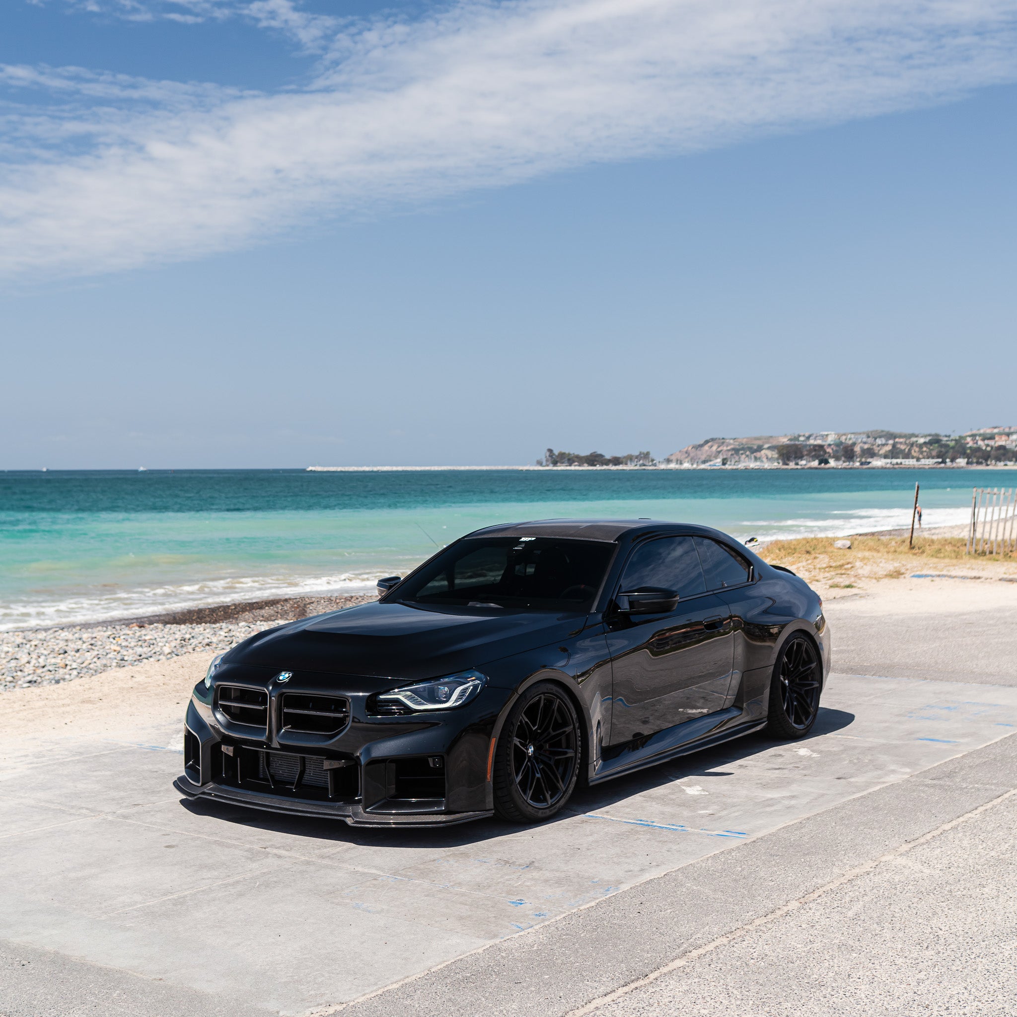 AN Adjustable Style Carbon Fiber Front Lip - BMW G87 M2