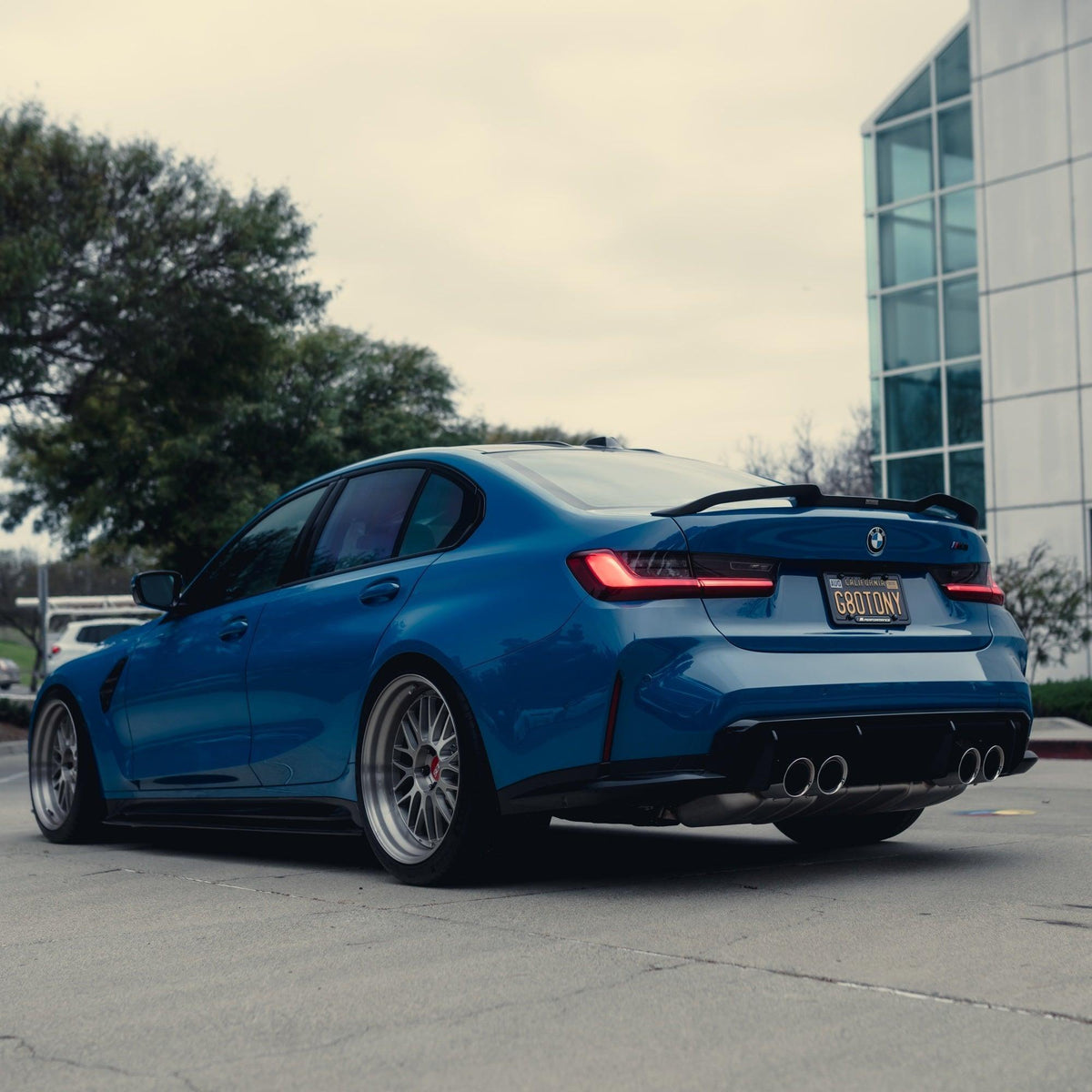 V Style Carbon Fiber Rear Spoiler - BMW G80 M3 & G82 & G83 M4