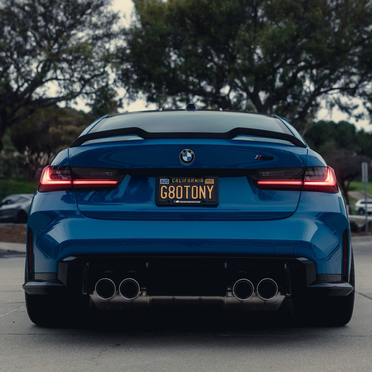 V Style Carbon Fiber Rear Spoiler - BMW G80 M3 & G82 & G83 M4