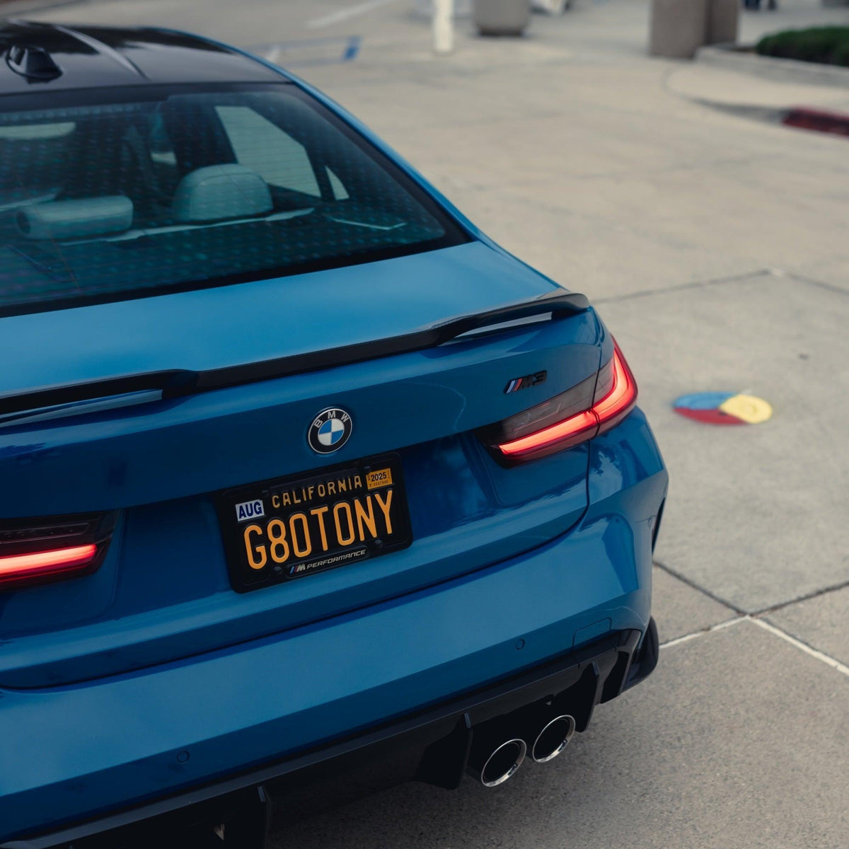 V Style Carbon Fiber Rear Spoiler - BMW G80 M3 & G82 & G83 M4