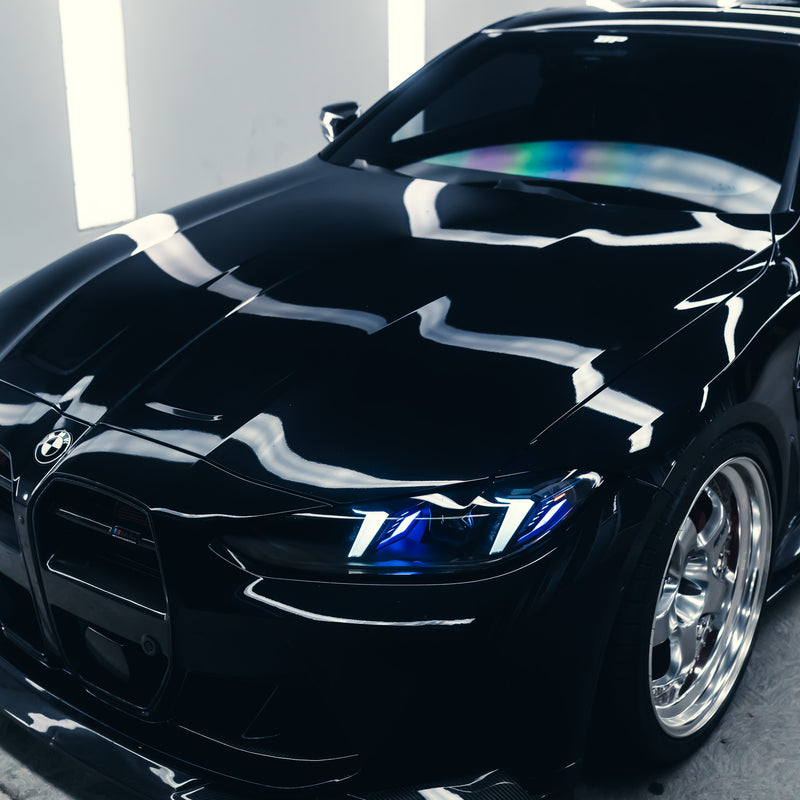 Snake Eye LCI Style LED Headlight with White/Yellow DRL - BMW G80 M3, G82 M4 & G22 4 Series