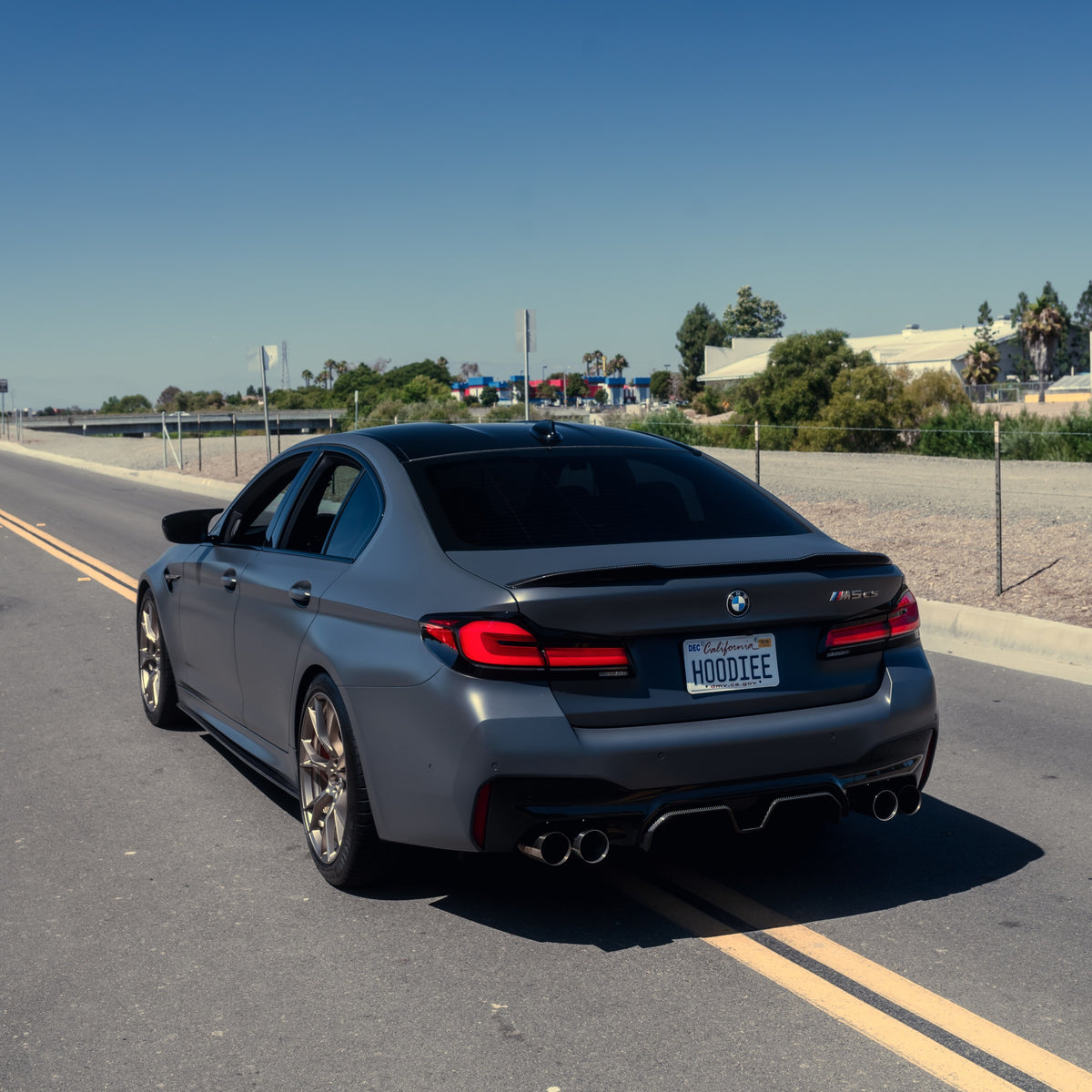 MP PRO V2 Style Carbon Fiber Trunk Spoiler - BMW F90 M5 & G30 5 Series