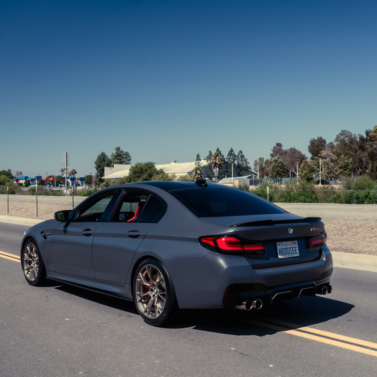 MP PRO V2 Style Carbon Fiber Trunk Spoiler - BMW F90 M5 & G30 5 Series