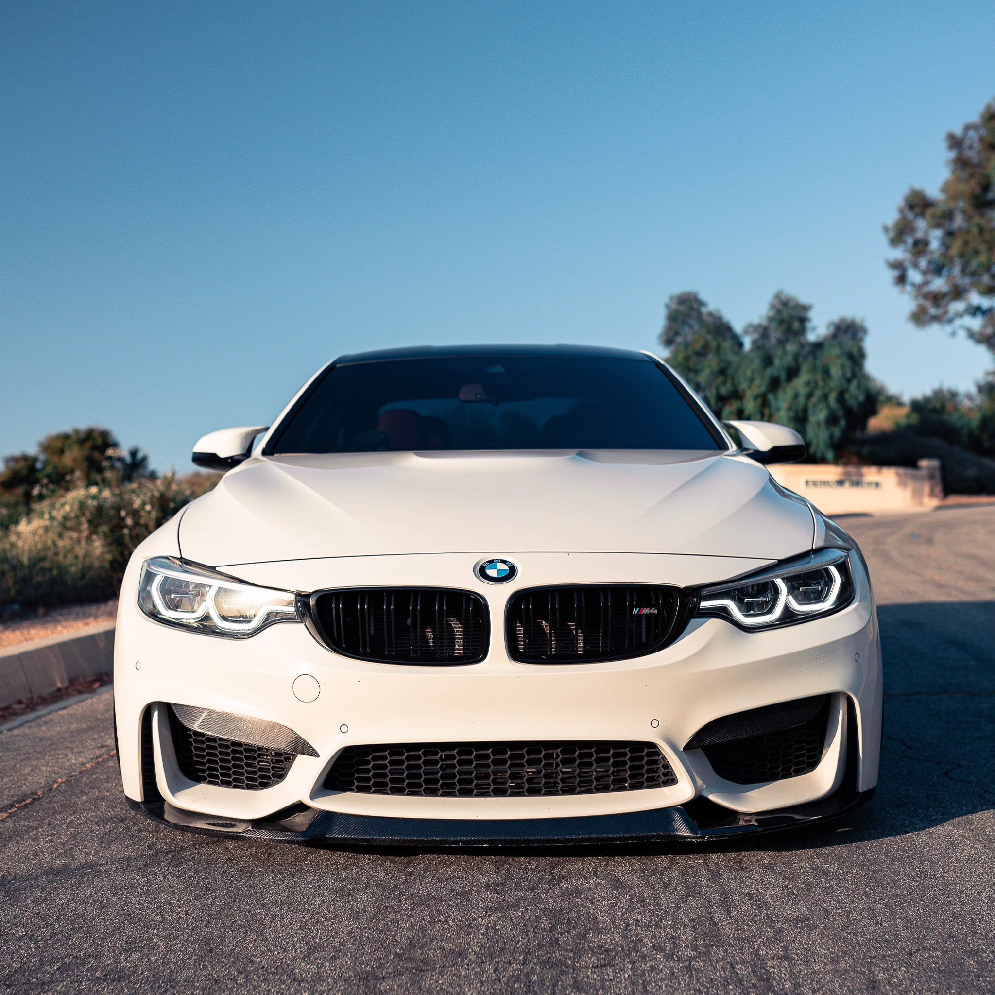 Carbon Fiber Front Upper Splitters - BMW F80 M3 & F82 / F83 M4