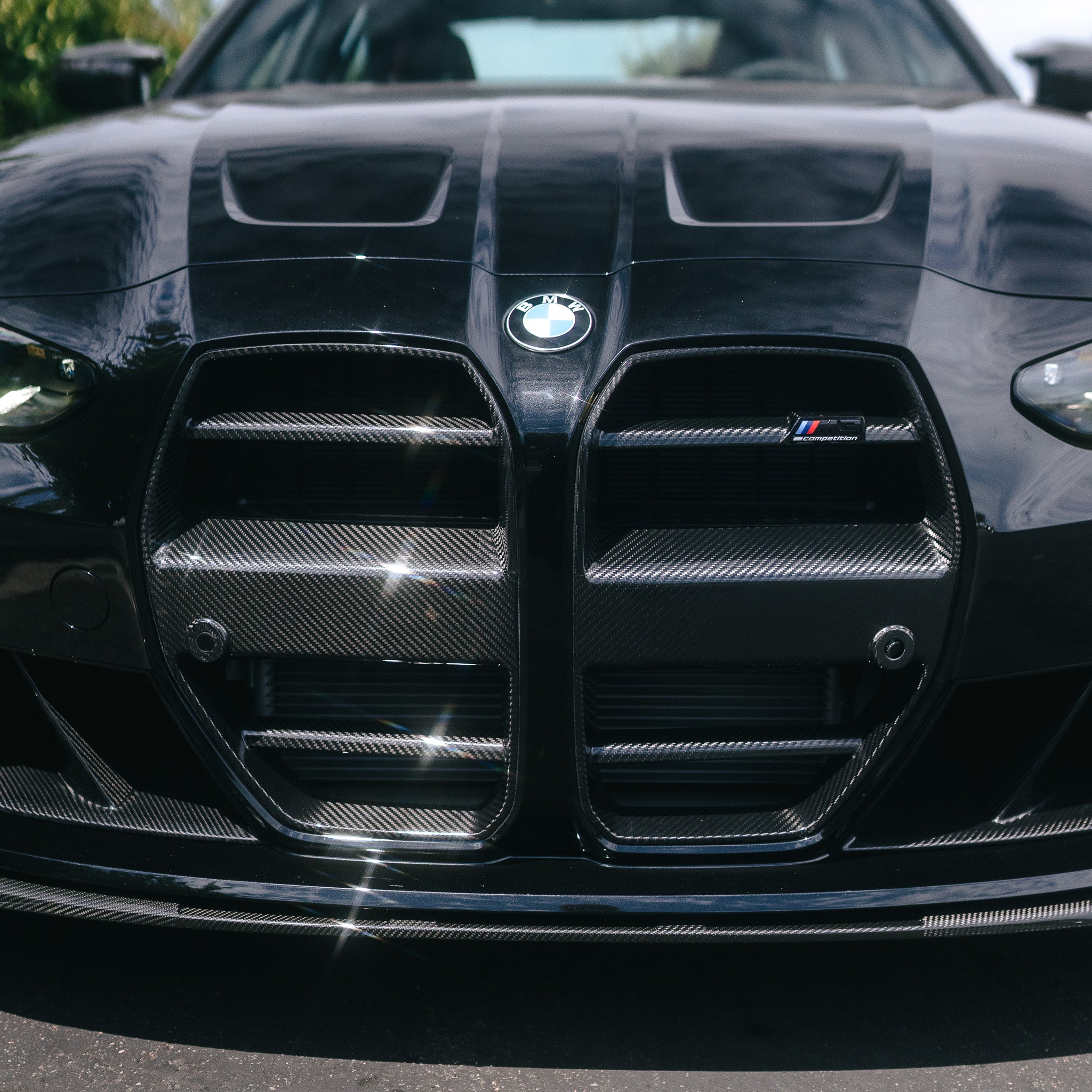 ST Style Carbon Fiber Front Grilles - BMW G80 M3 & G82/G83 M4