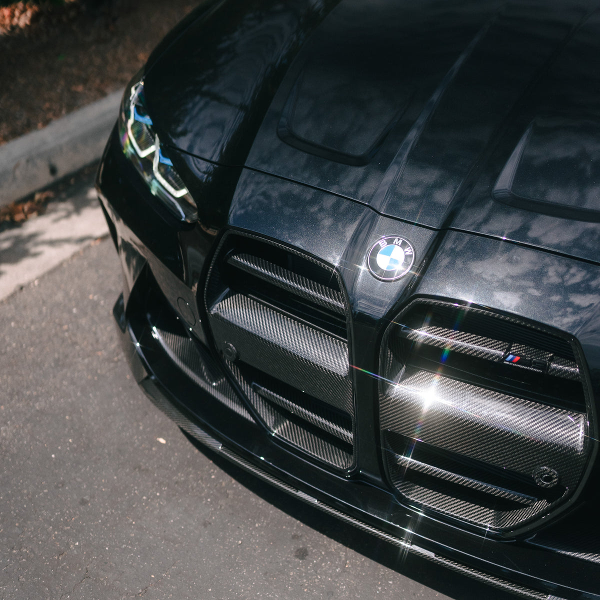 ST Style Carbon Fiber Front Grilles - BMW G80 M3 & G82/G83 M4