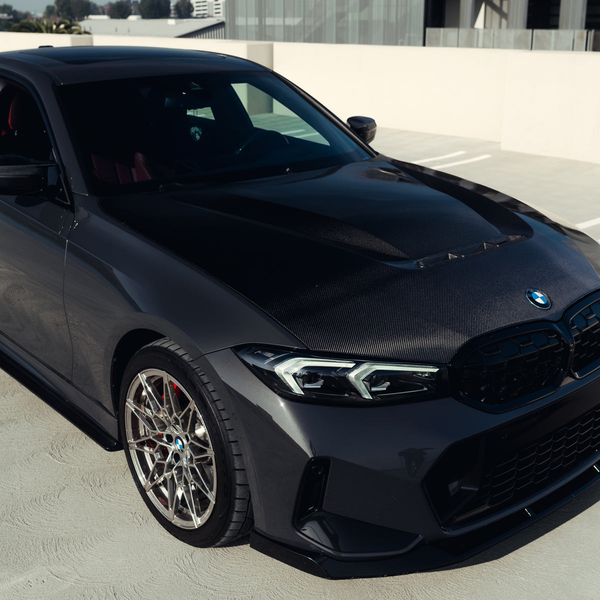CS Style Carbon Fiber Front Hood - BMW G20 3 Series