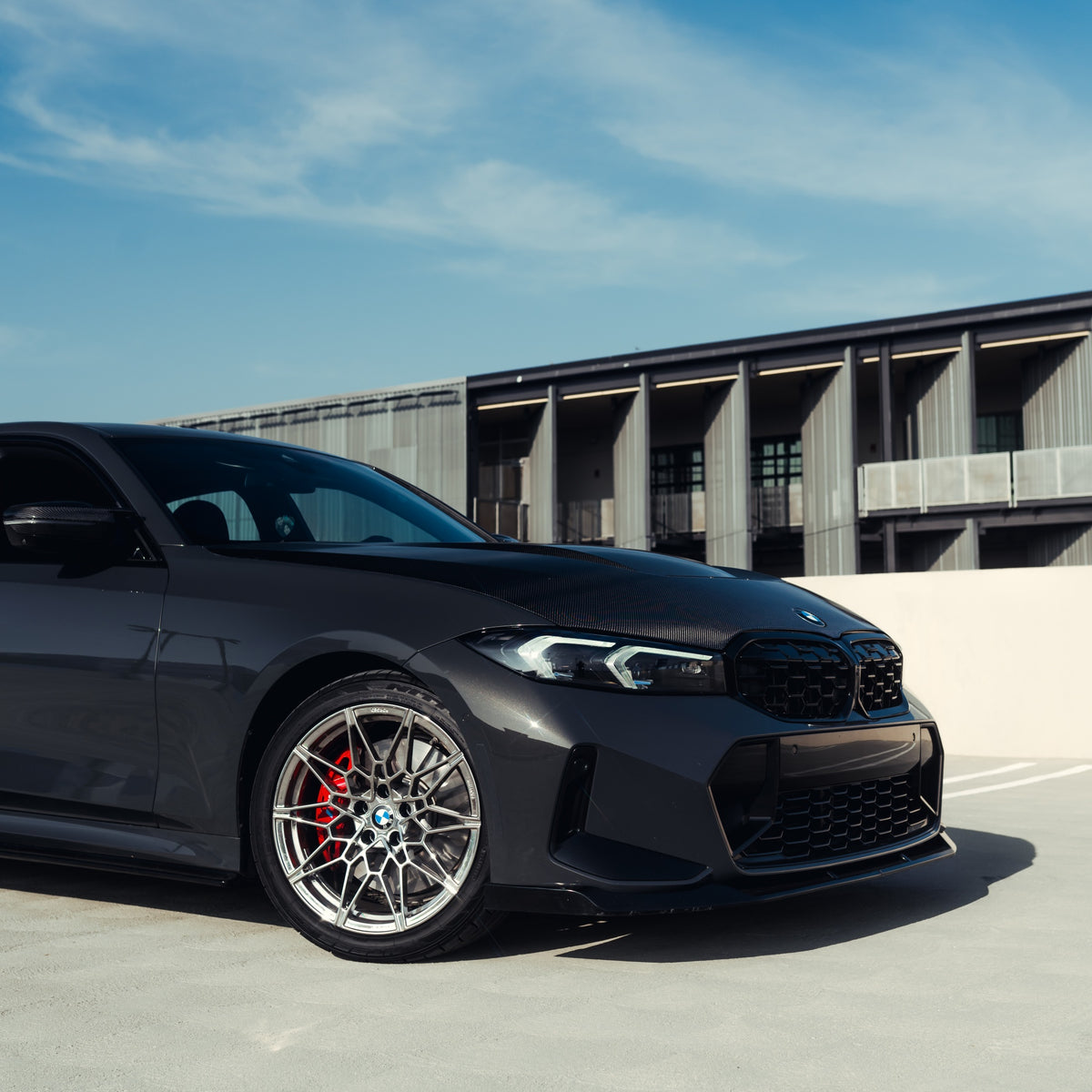 CS Style Carbon Fiber Front Hood - BMW G20 3 Series
