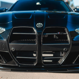 ST Style Carbon Fiber Front Grilles - BMW G80 M3 & G82/G83 M4